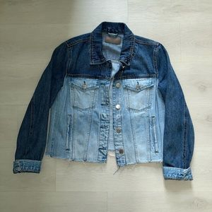 Blank NYC two-toned denim jacket